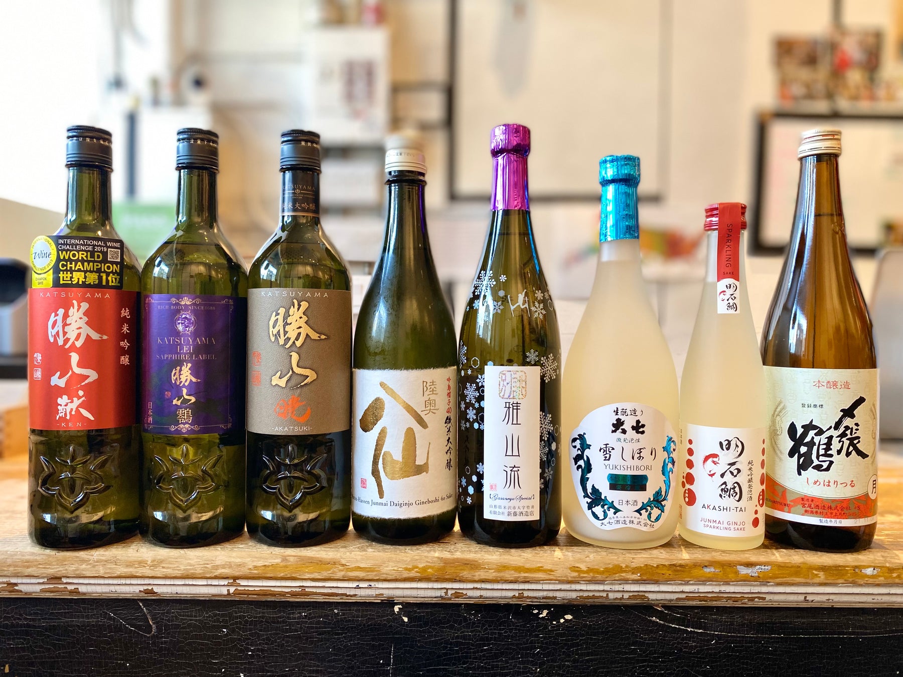 New Store Arrivals – Katsuyama(s), Mutsu Hassen, Gasanryu, Daishichi, Akashi Tai, Shimeharitsuru