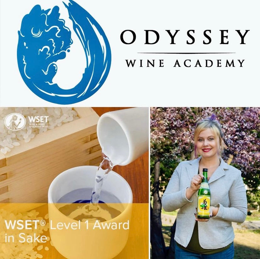 Sake School - Odyssey Wine Academy Offers WSET Level 1 Award in Sake